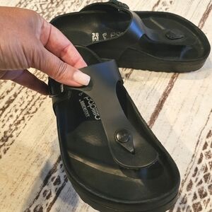 Birkenstock Black Women's Leather Sandals